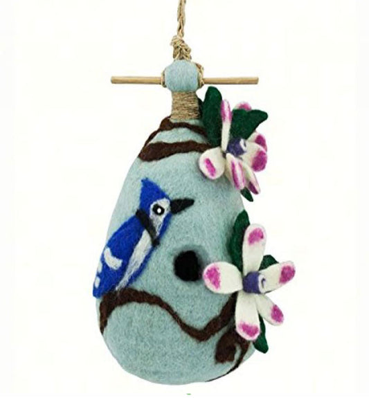 Vogelhuisje blauw
