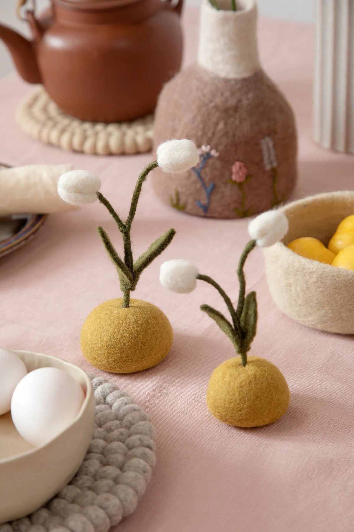 Mand beige set van 3