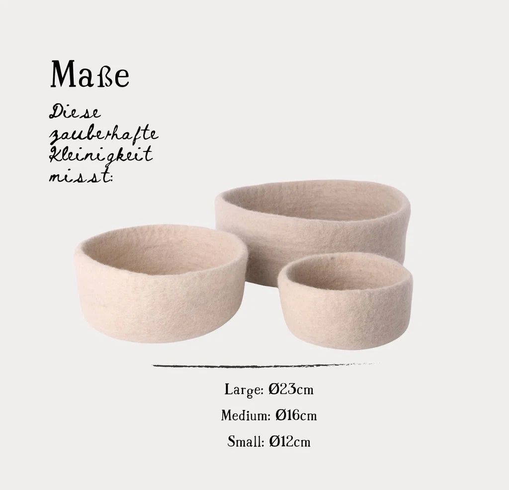 Mand beige set van 3
