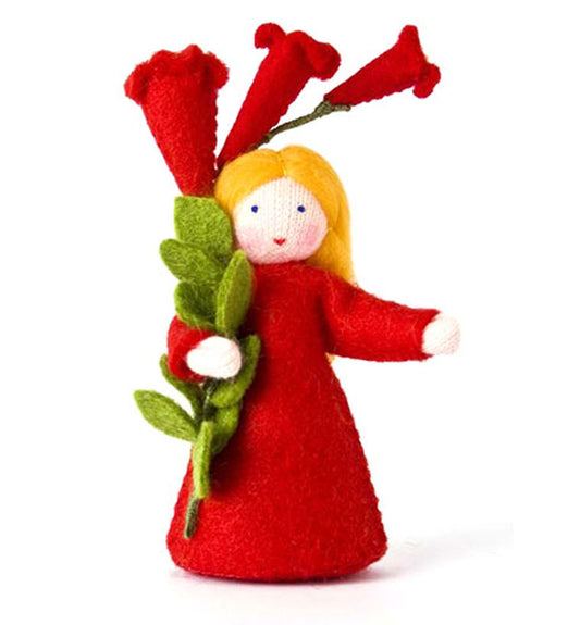 Elfje rode bloem