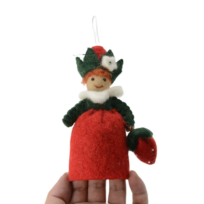 Elfje met aardbei