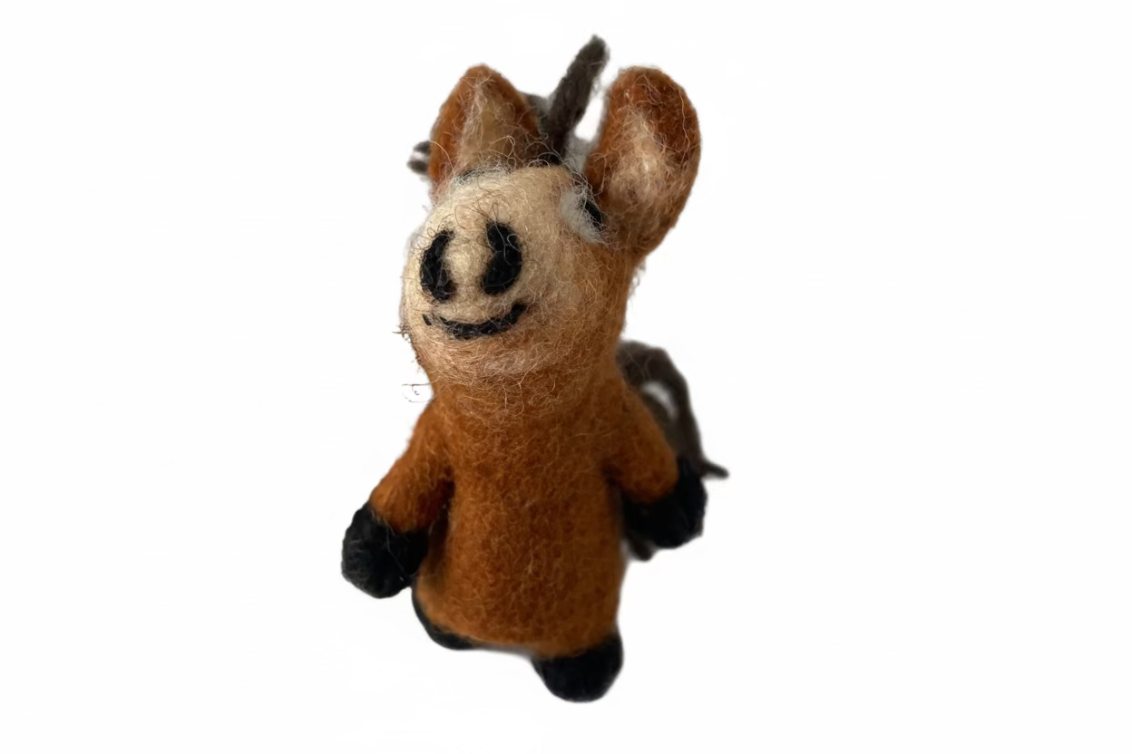 Vingerpop paard
